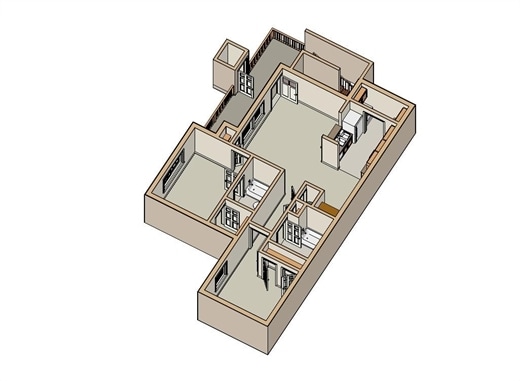 2BR/2BA - The Boulevard