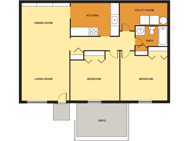 Sterling - 2 Bed + 1 Bath