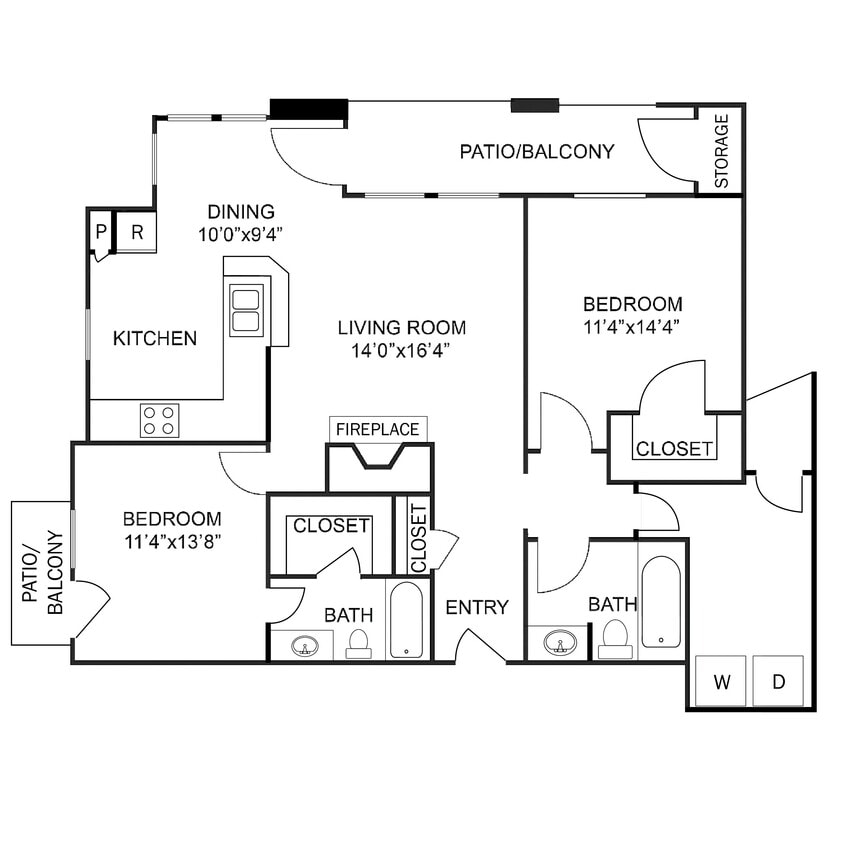 Floor Plan - 2E