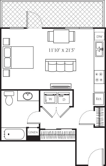 Floor Plan - Studio I