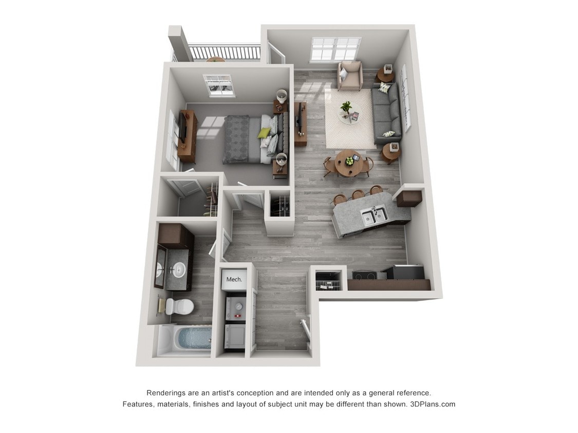 Floor Plan - The Kelton