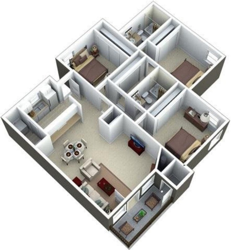 Floor Plan - The Morrison Renovated
