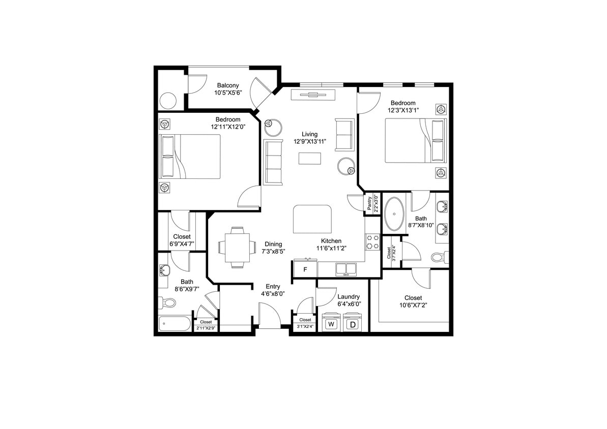 Floor Plan - B2R