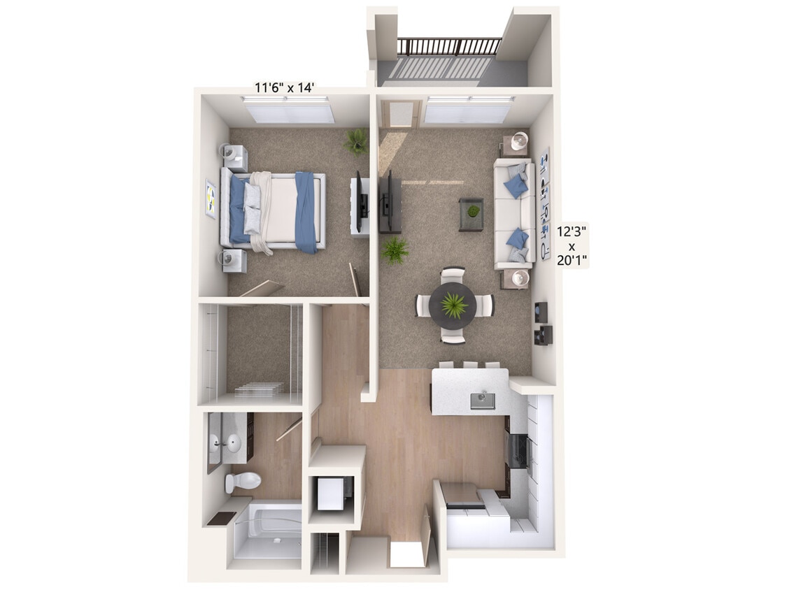 Floor Plan - A6-F-Two