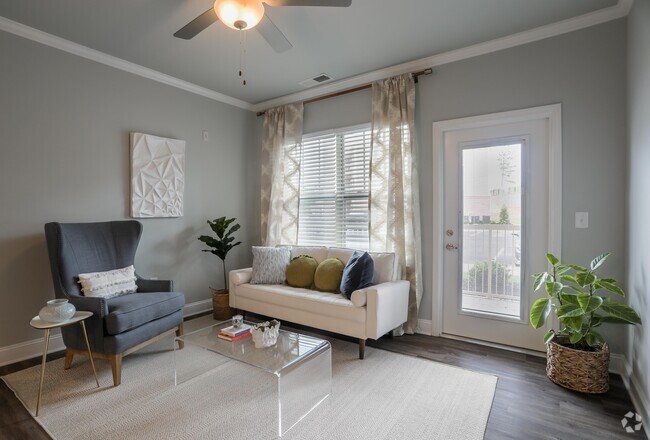 Living Space in 2 Bedroom Model - Sanctuary at Powell Place