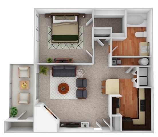 Floor Plan - A2S - Maple w/Sunroom