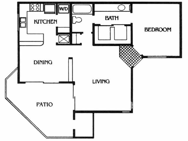 1BR/1BA - C Plan