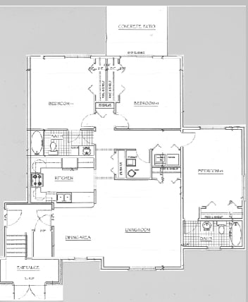 3BR/2BA - 3 Bedroom/2 Bath