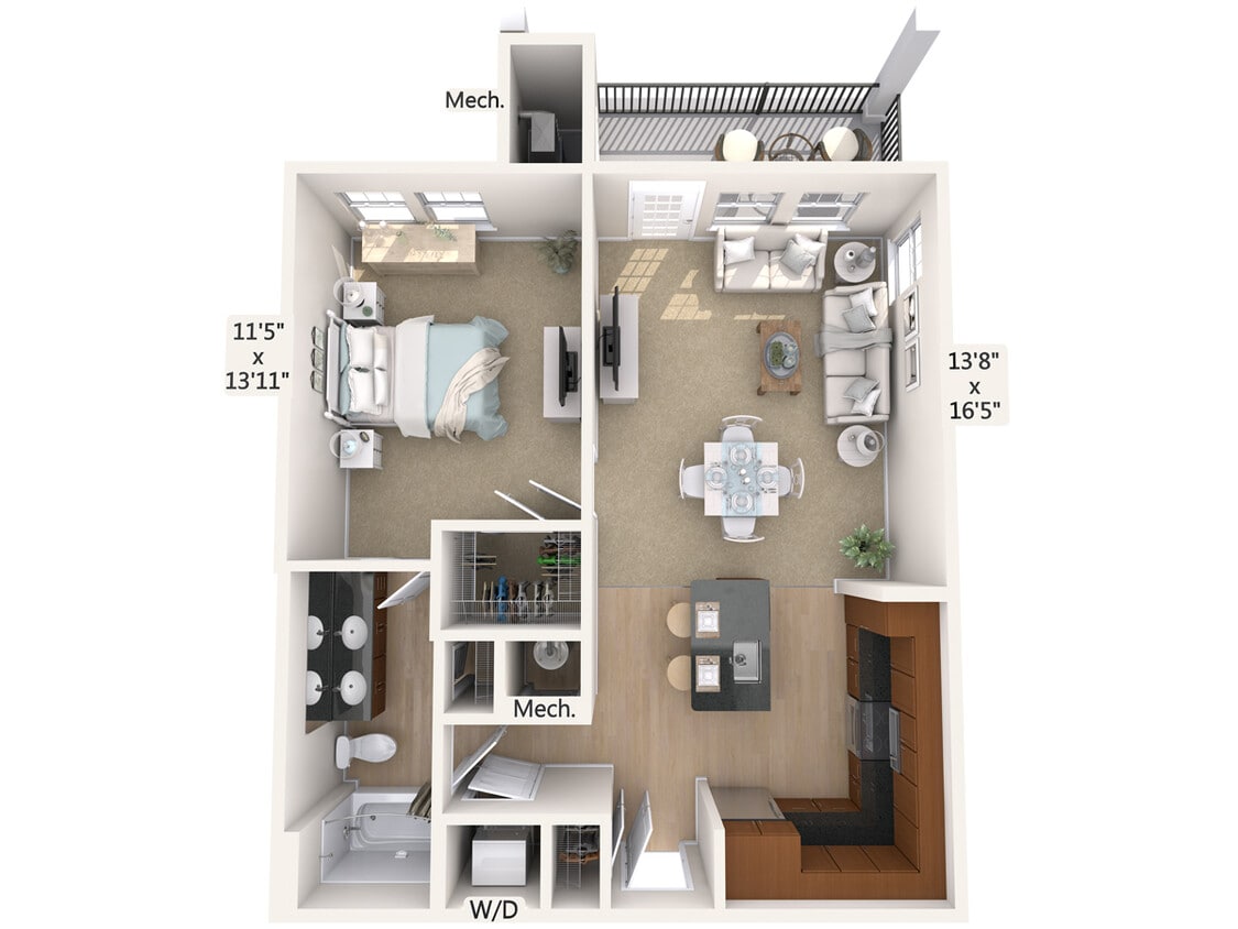 Floor Plan - A4-4-756-sq