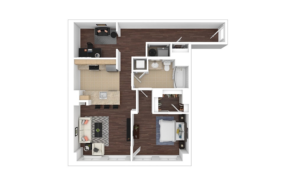 Floor Plan - A12 - Renovated