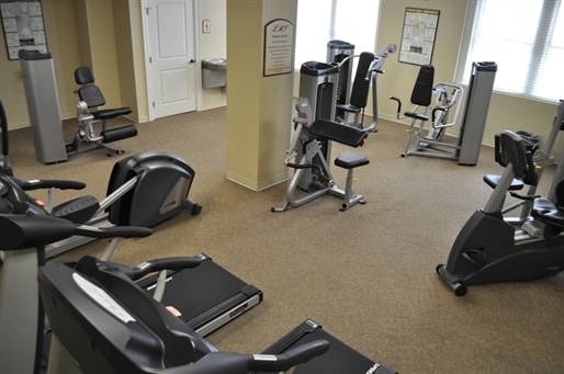 Fitness Center - Lake Mirror Tower Apartments
