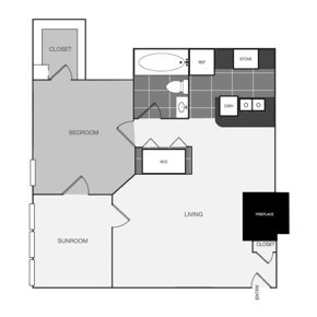 Floor Plan - A6 - The Blake