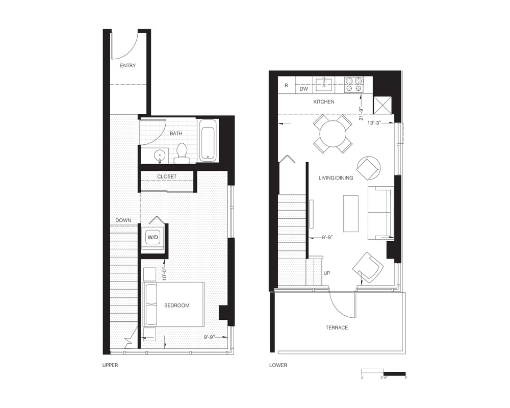 1x1 Townhome - A - 1x1 TH - A