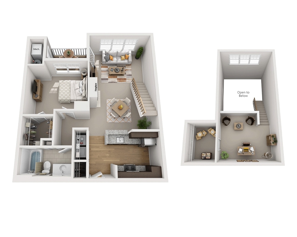 Floor Plan - Alpine Meadows Loft (A1CL)