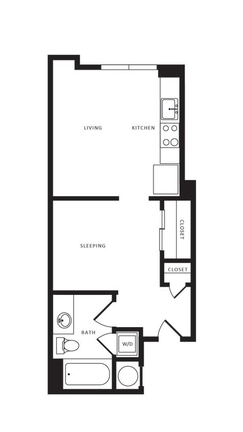 Floor Plan - Studio-S02 Modern