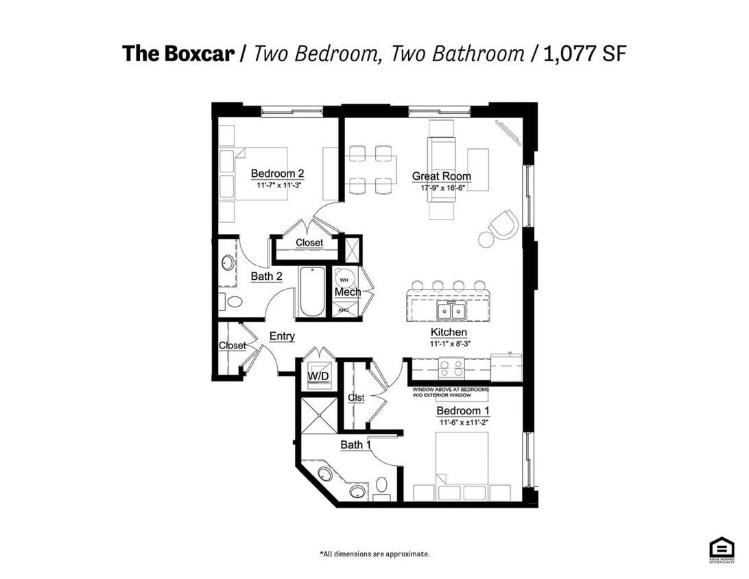 Floor Plan - The Boxcar