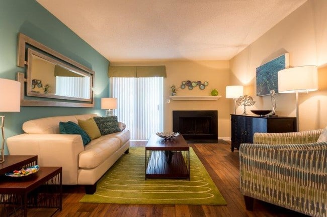 2 Bedroom Living Room - Acasa Prosper Fairways Apartments