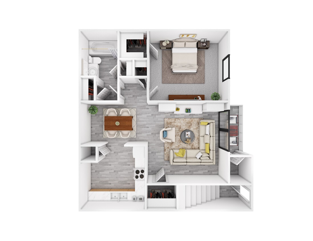 1 bedroom 1 bath - One Bedroom One Bath 