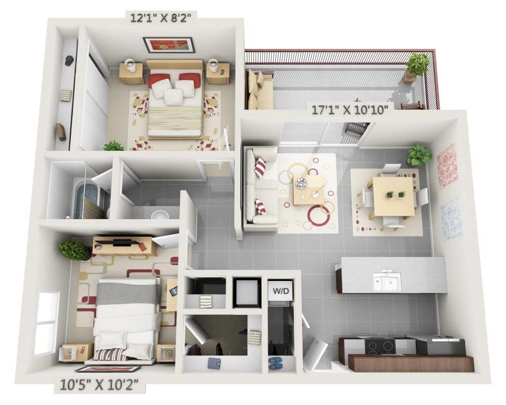 Floor Plan - Abbot (B1)