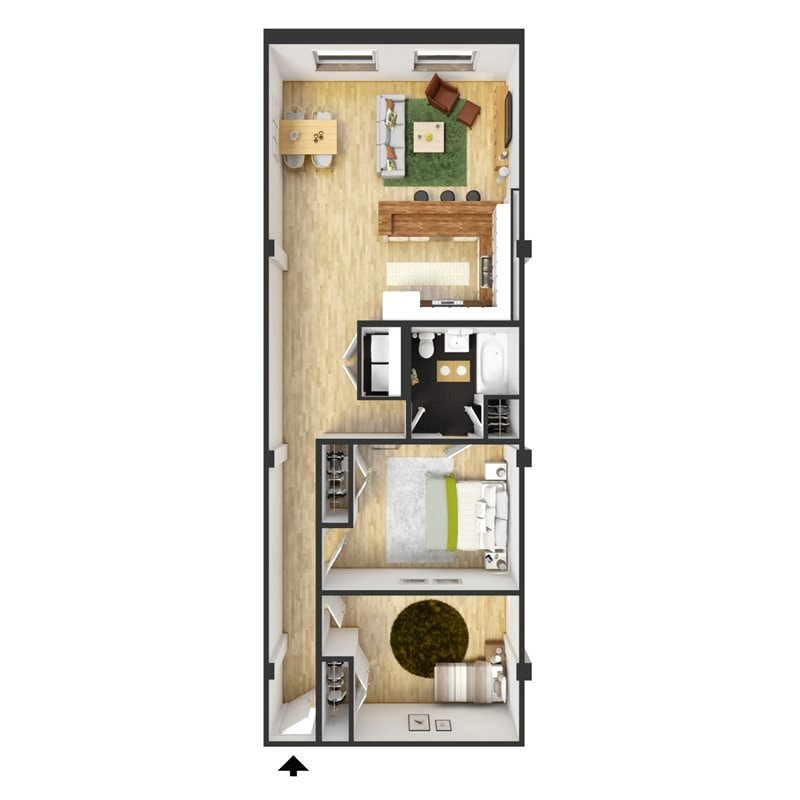 Floor Plan - The Everett
