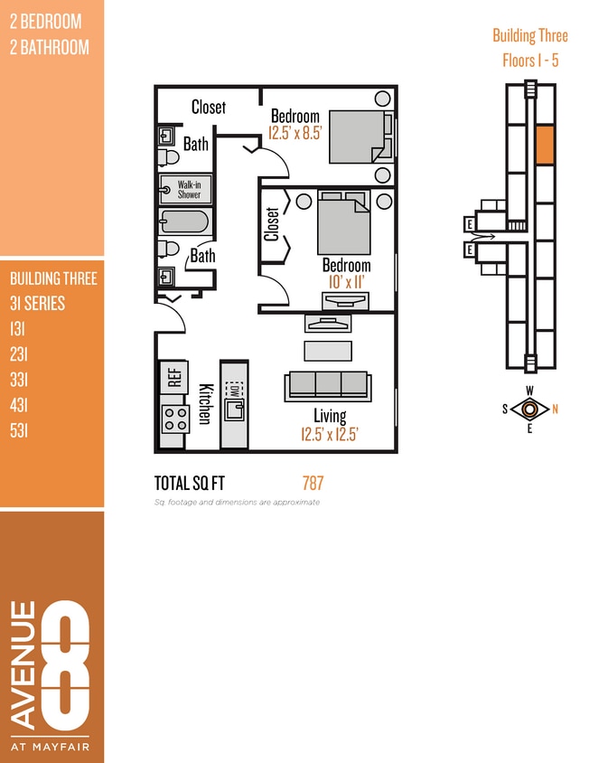 Floor Plan - 31 Series 2 Bedroom / 2 Bath