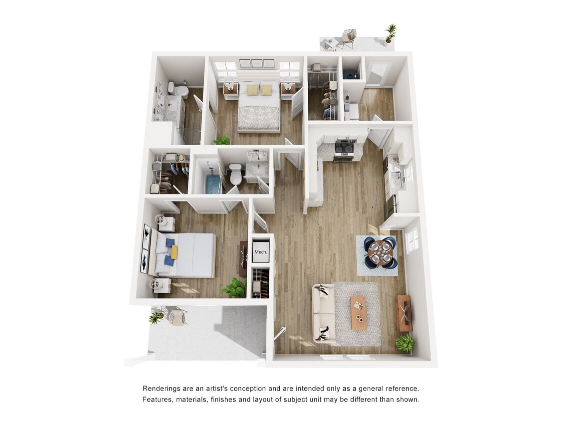 Floor Plan - Cottage B1