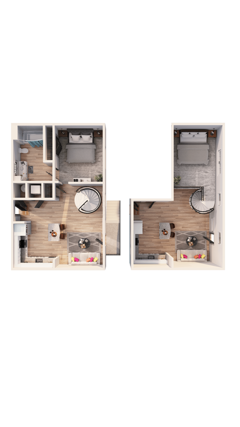 Floor Plan - A1E - Townhome