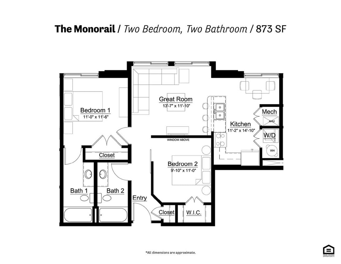 Floor Plan - The Monorail