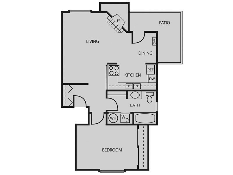 Floor Plan - Juniper W/D Renovated Plus