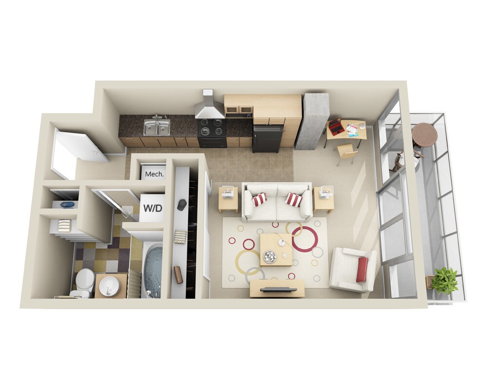Floor Plan - Midrise  E1H