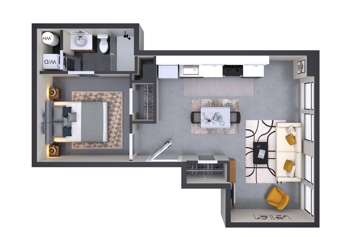 Floor Plan - E03 * Extra Large Historic Windows