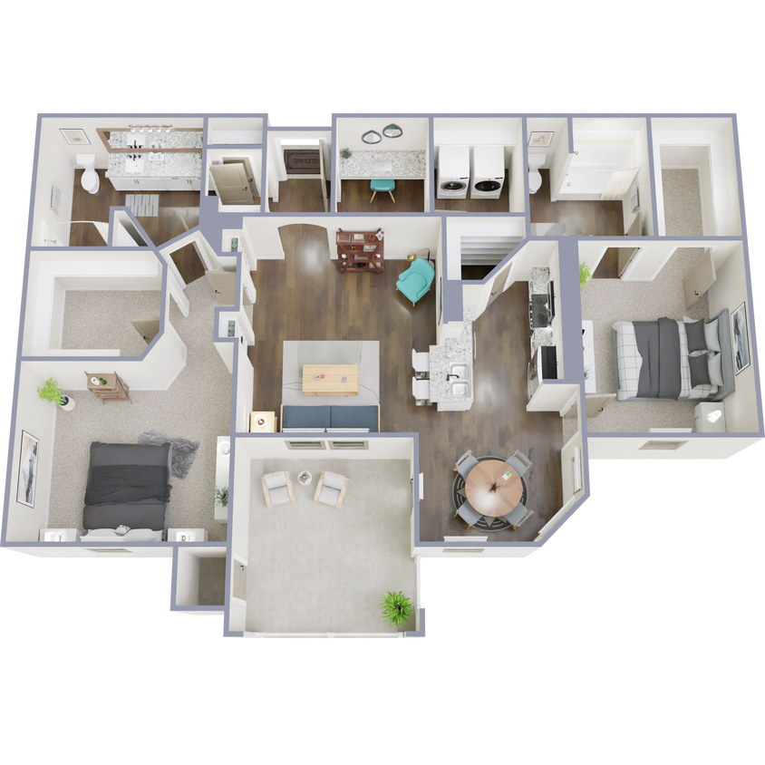 Barbados1187_Overhead_HiRes.png - 2 Bed x 2 Bath