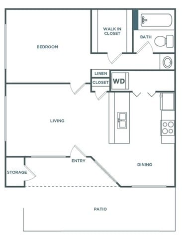 One bedroom One bathroom - 1X1 681 Sophisticated