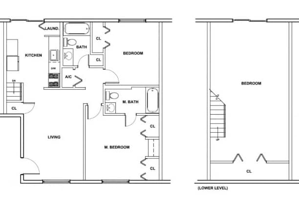 3T - 3x2 Flat with Granite