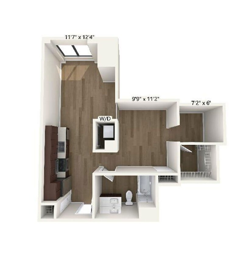 Floor Plan - S5 | Studio | 1 Bath