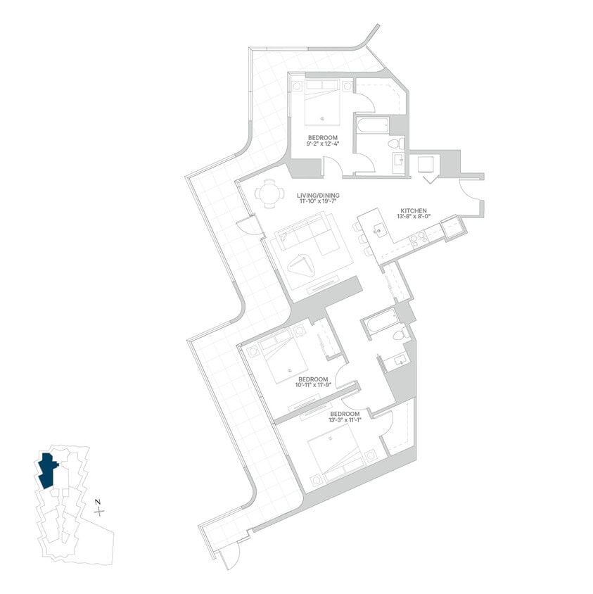 Floor Plan - 100N_3b01h