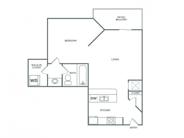 Studio | 585 SF - Studio (585 SF)