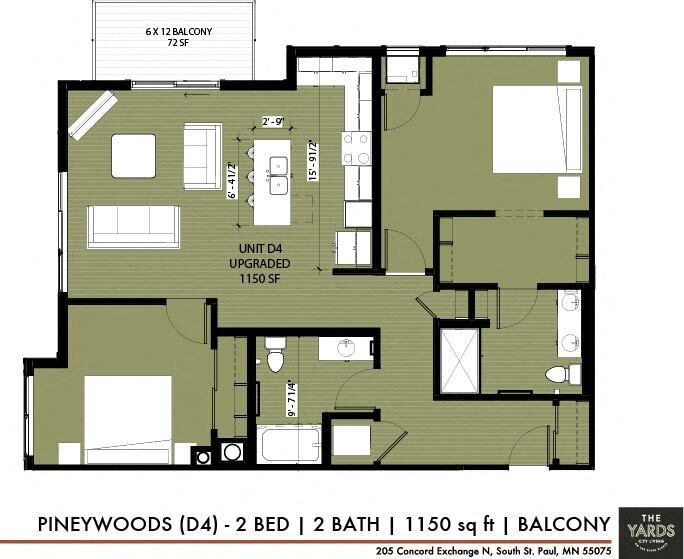 Floor Plan - Pineywoods (D4)