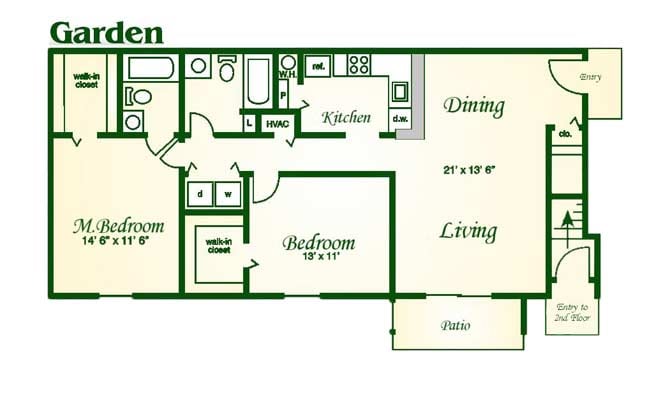 Floor Plan - The Juliette Garden