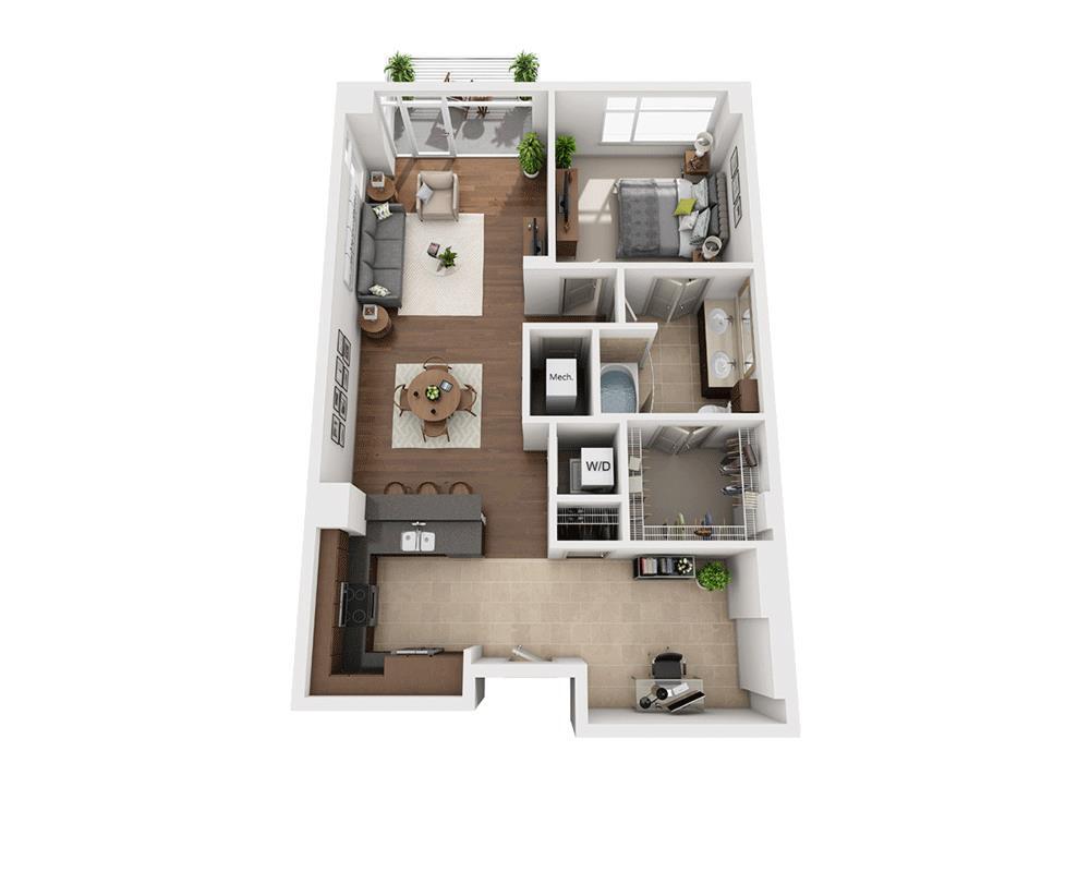 Floor Plan - Plan F (A1AD)