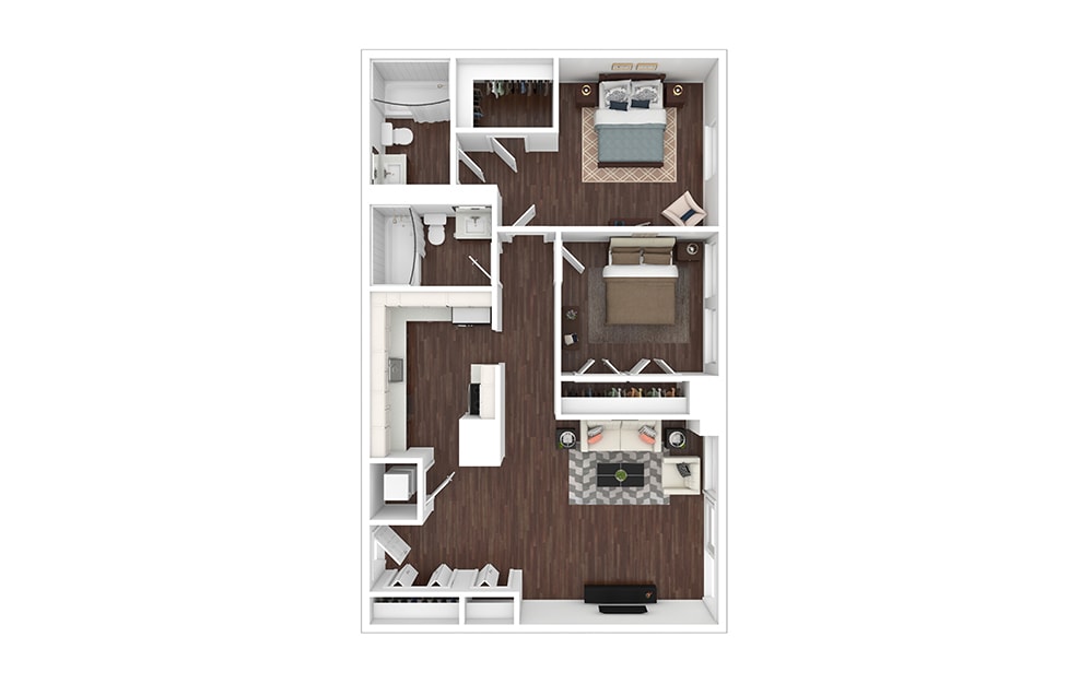 Floor Plan - B4 - Renovated