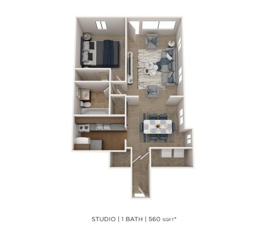 Floor Plan - Studio