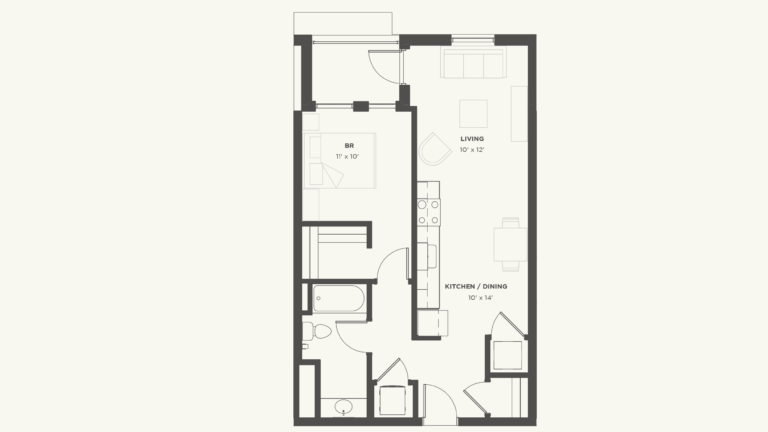 Floor Plan - Erikson - Luxury Apartment