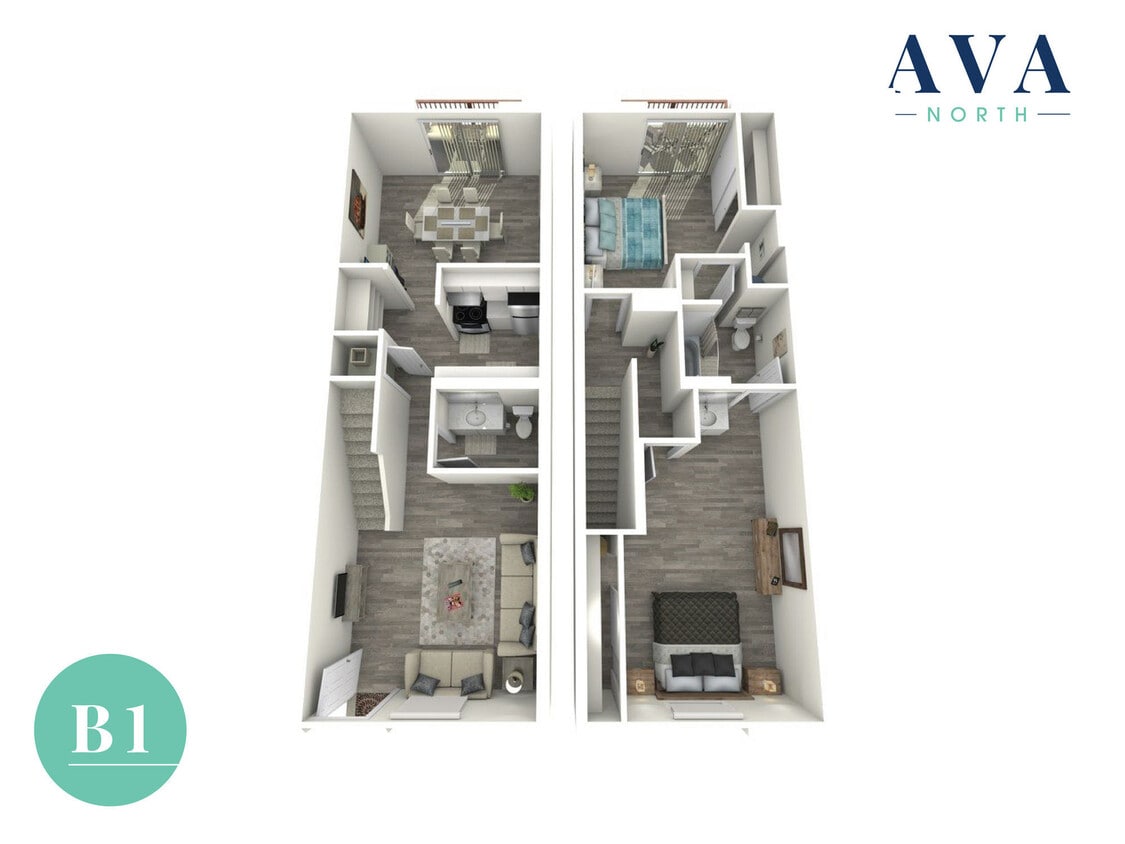 Floor Plan - Ava North - B1