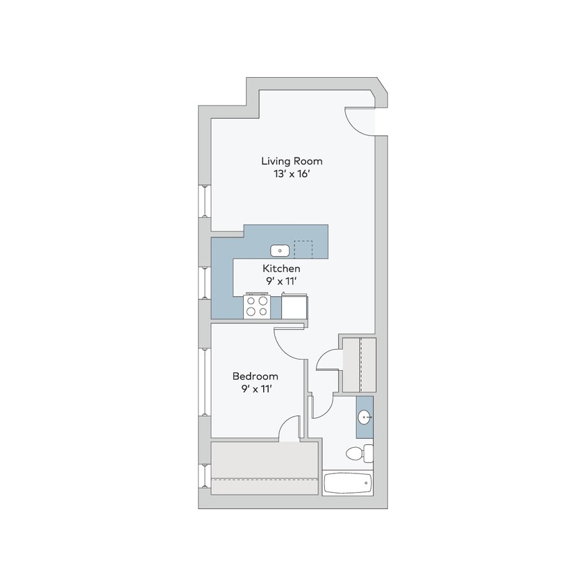 Floor Plan - 405-1ba