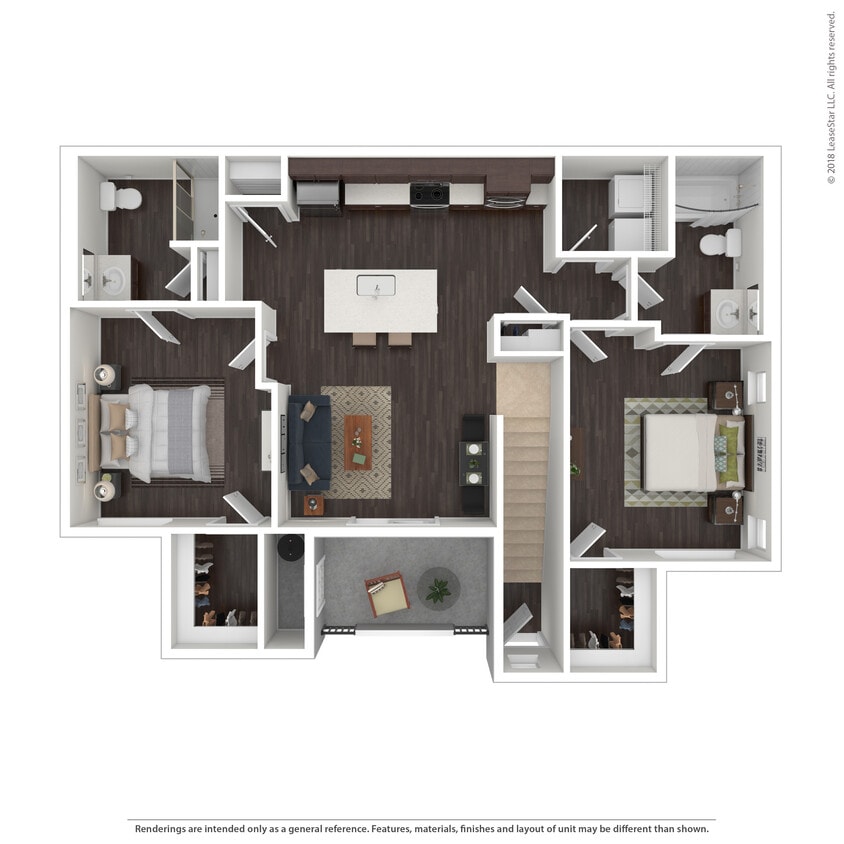 Floor Plan - 2x2C