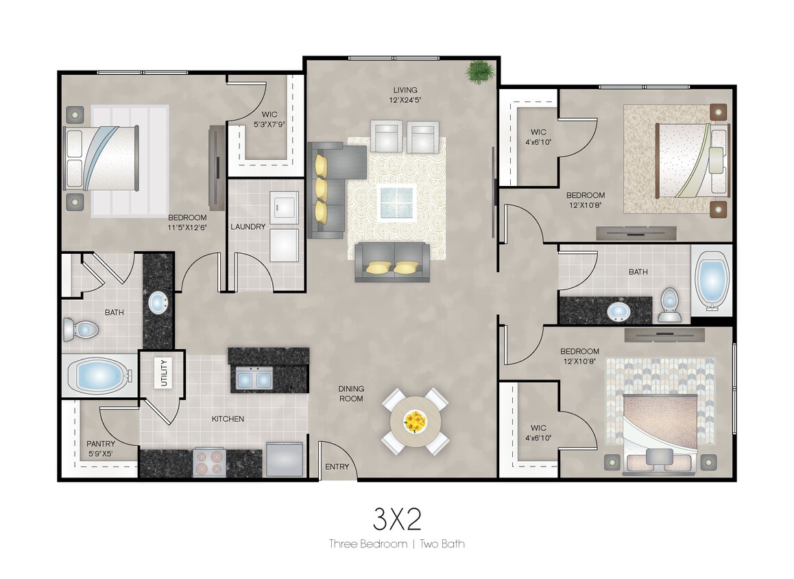 Floor Plan - 3A