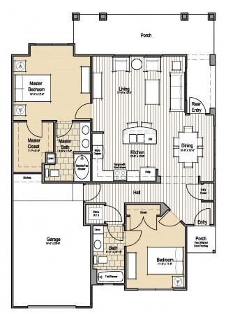 Floor Plan - Jade - Townhome