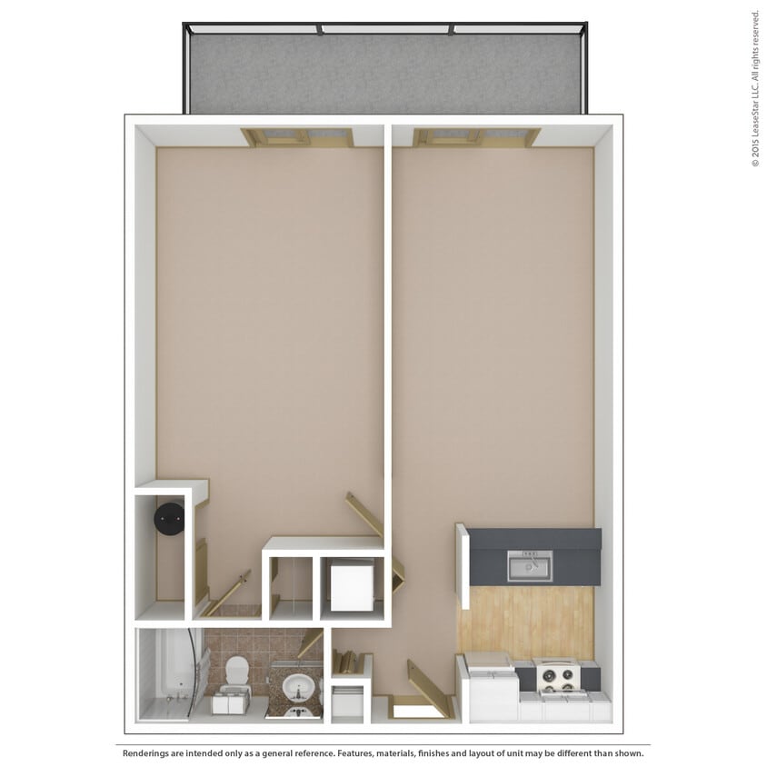 Floor Plan - 1x1s-p1