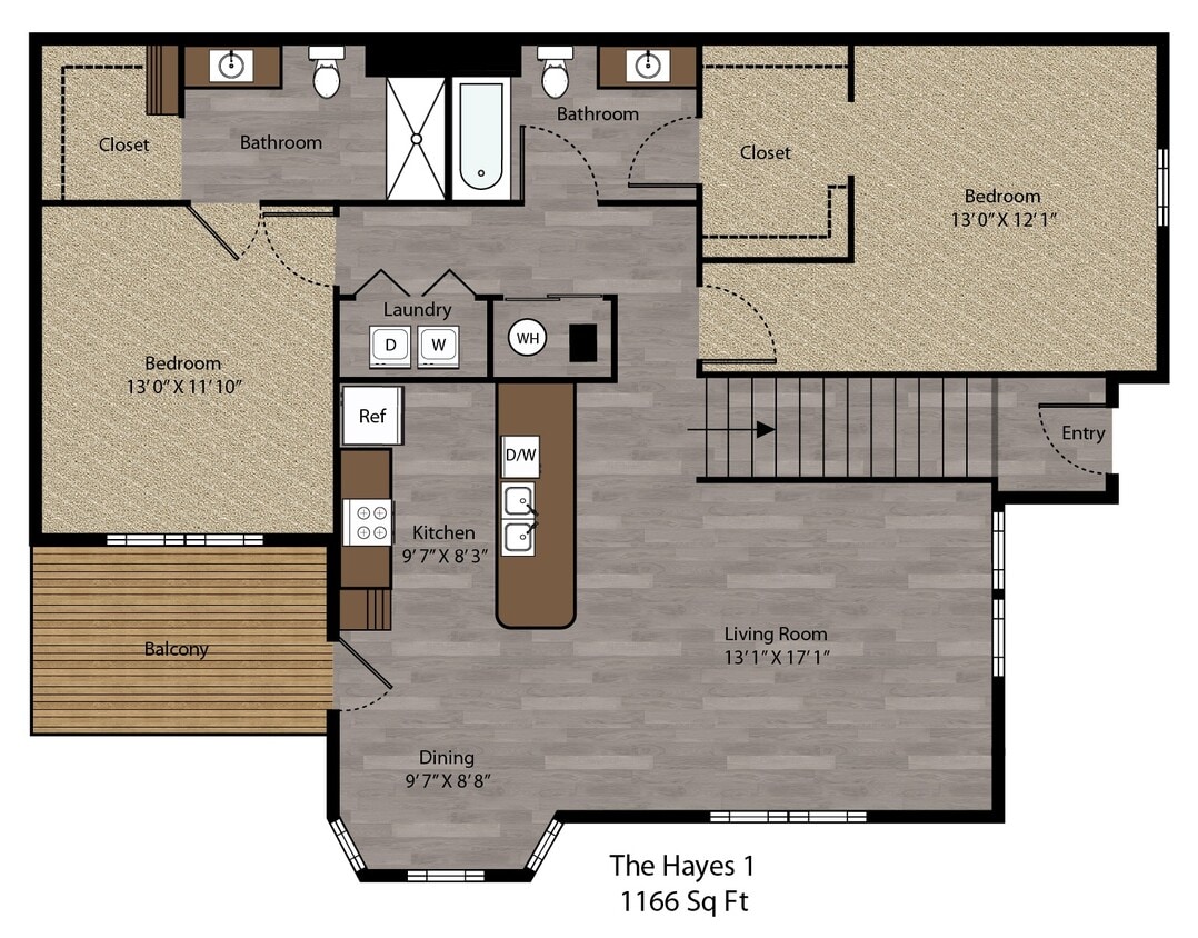 Floor Plan - The Hayes 1
